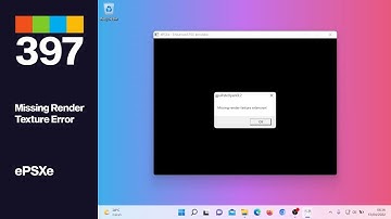 Cara Mengatasi Missing Render Texture Extension No Pixel Format Available di ePSXe