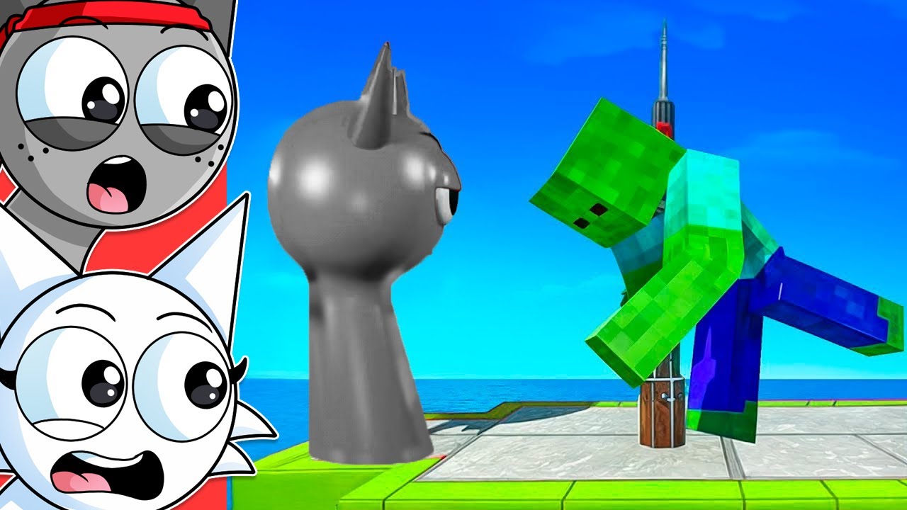 SPRUNKI GRAY VS MONSTRUOS GIGANTES