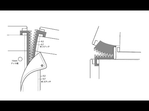 ファスナーの描き方 後半 Youtube