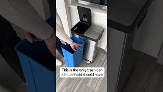 The only trash can you should own...  #amazon #kitchentrashcan #trashcan