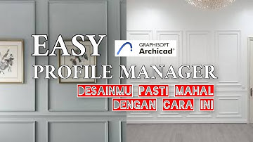 How to Make Profile Wall Panels | Complex Profile Archicad