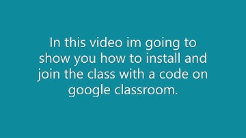 How to install and join a google classroom with(sub on)| android