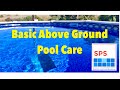 Above Ground Pool Care Basics