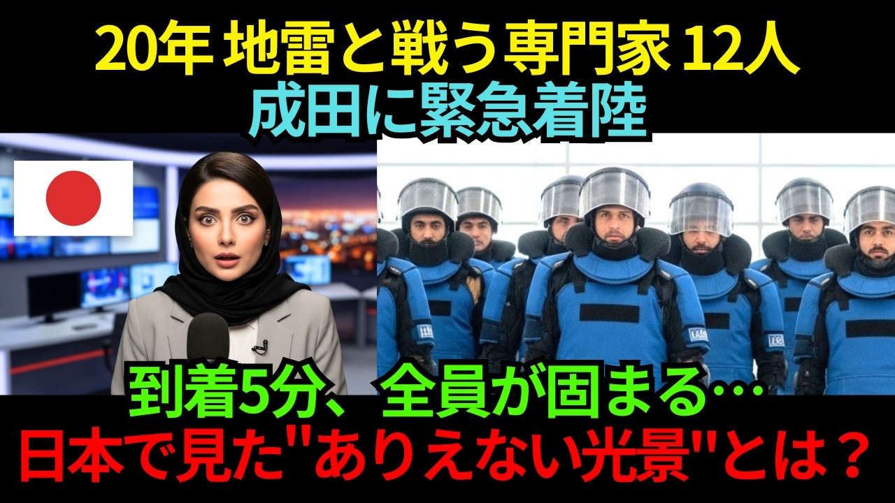20年地雷と戦ってきたアフガニスタン専門家12人が成田に緊急着陸…到着5分で全員が崩れ落ちた