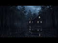 Soothing Rain and Gentle Thunder by a Forest Cabin | Drift Into Deep Sleep