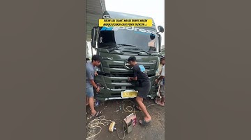Gara"salamet macan madura disuruh ganti bemper nya tronton