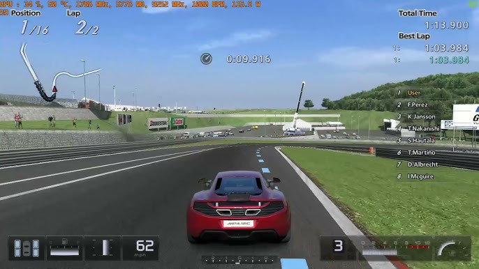 Gran Turismo 5 (GT5) / RTX 3080 4K / PS3 emulator for PC RPCS3 