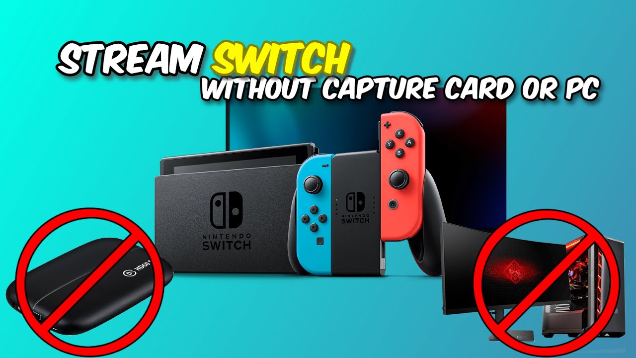 Rige læder Fonetik Stream Your Switch WITHOUT PC or CAPTURE CARD - YouTube