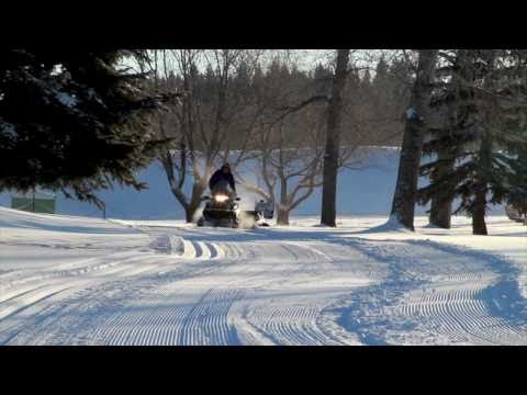 Clear the track for cross-country skiing