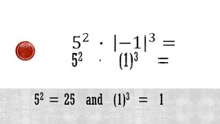 Absolute Value and Exponents