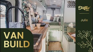 GORGEOUS VANLIFE BUILD! - Julie is traveling the country like a boss!