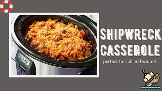 Ma's shipwreck casserole! who remembers eating this as a kid? fix it
and forget because you can cook in your crockpot allllll day long!
remember to f...