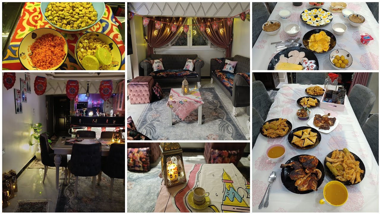 روتين 🌷اخيرا فرشت زينه رمضان روتين اول يوم رمضان 