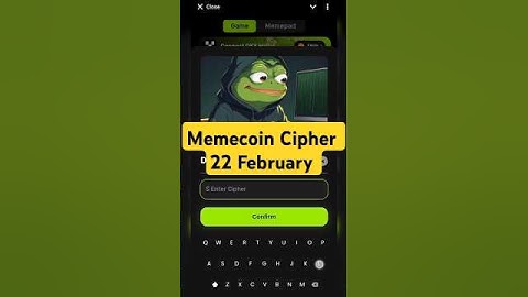 Memes Lab Bot Daily Cipher Code 22 February | Memes Lab Cipher Code| Memelab Daily Cipher #memecoin