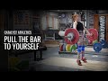 Bring the bar to yourself  snatch  clean technique