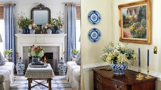 120+ CLASSIC HOME DECOR IDEAS WITH BLUE AND WHITE Discover Classic Charm #decoration #homedecor