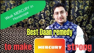 Best way to Strengthen MERCURY in your Horoscope | Best Daan ...