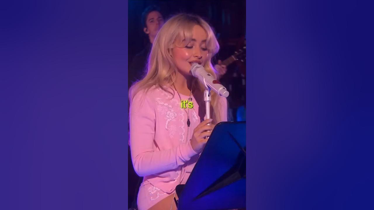 Sabrina Carpenter sings Chappell Roan - Good Luck, Babe! β€οΈπ₯ Sabrina Carpenter sings Chappell Roan - Good Luck, Babe! β€οΈπ₯