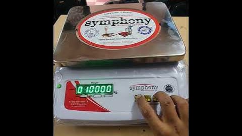 SYMPHONY BLUETOOTH SCALE CALIBRATION 30 KG MS BF