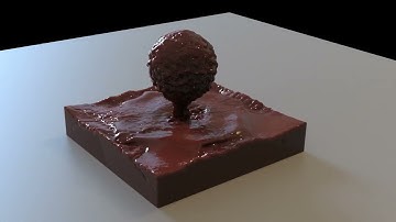 Flip fluid simulation in Blender | Force field - Volume force