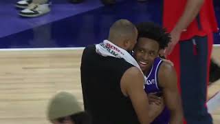 Collin Sexton with between the legs windmill dunk just as the game clock expires #nba
