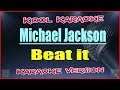Michael jackson  beat it karaoke version vt