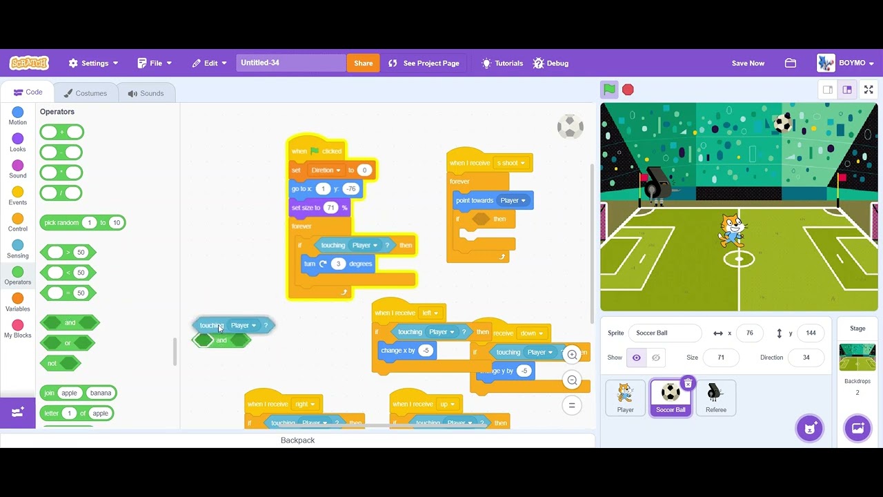 how to make a football game part 1 - YouTube