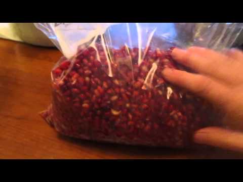Rory's Home made pomegranate jelly.