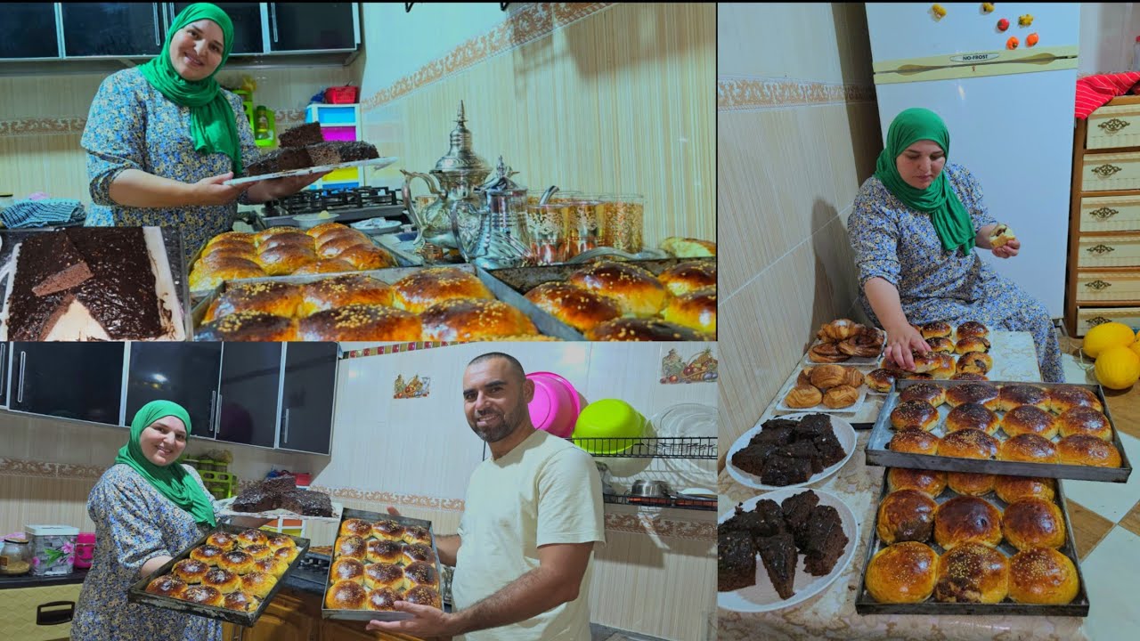 طريقة تحظير بريوش مع راضية و كيكة تحت طلبكم 🥰تاكل عليهم صباع يدك😋