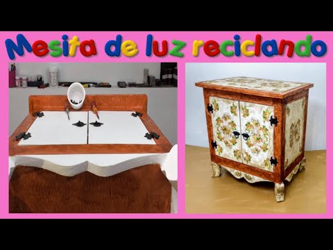 como hacer una mesa de luz DIY por menos de 50€