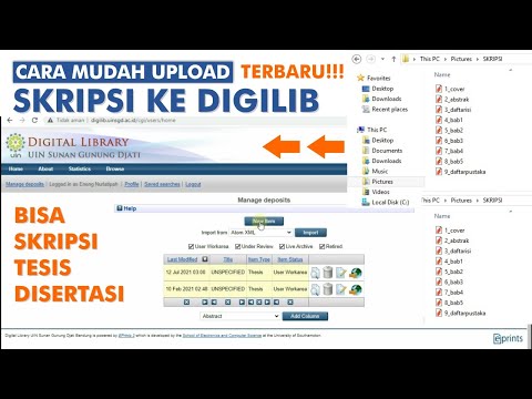 cara upload skripsi ke digilib | Digital Library