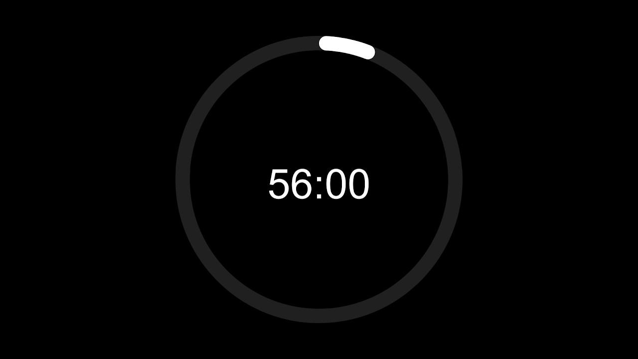 Clean 56 Min Timer For Focus