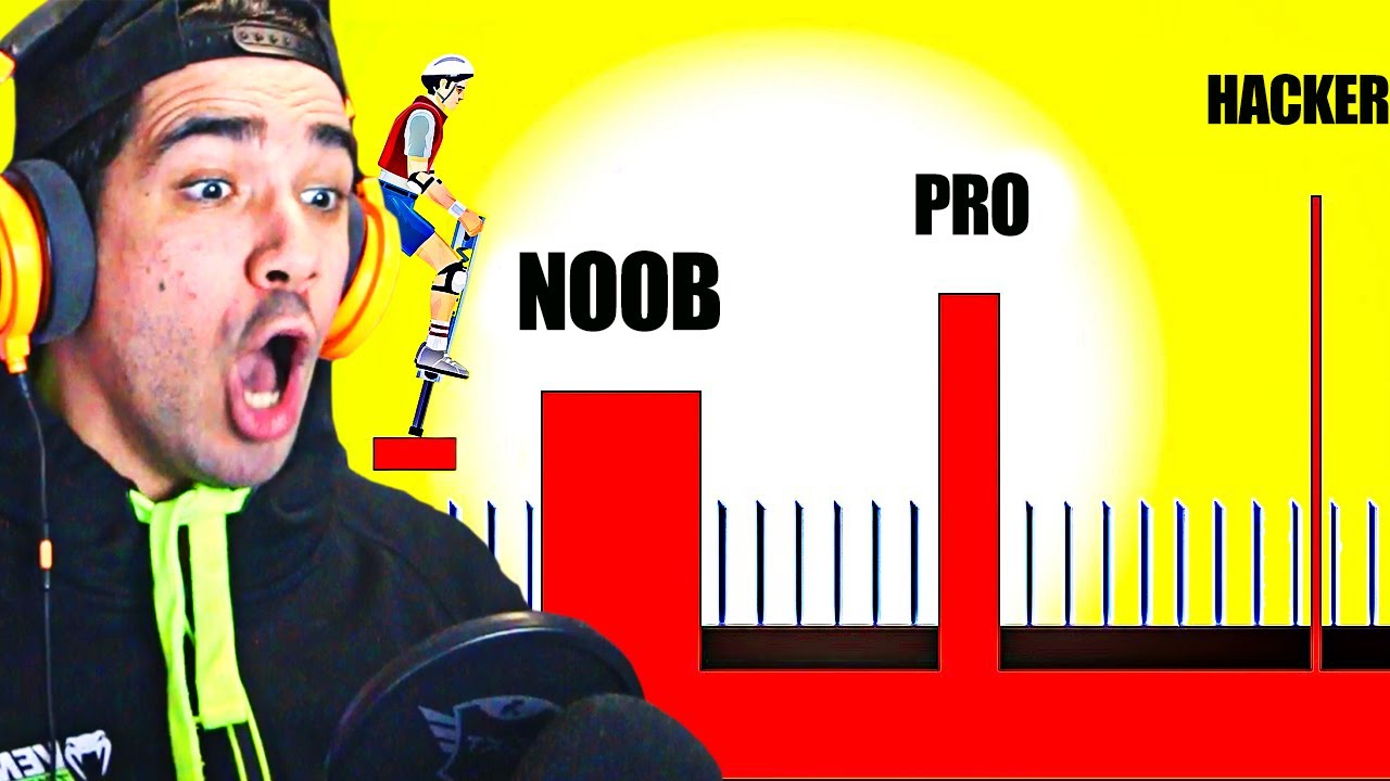 completei este nível com 0.001% de chance (Happy Wheels)