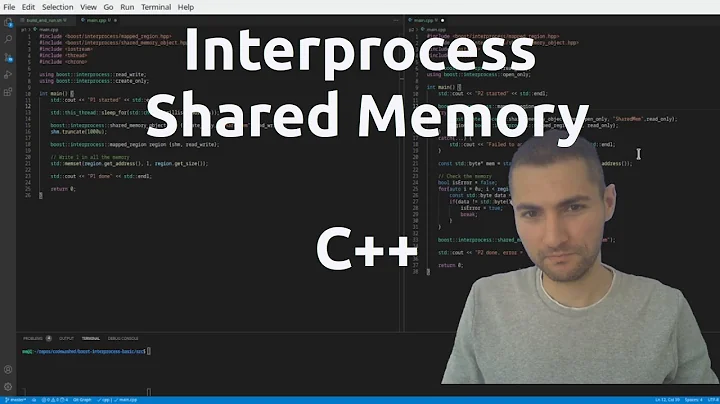 Interprocess Shared Memory (C++ demo)