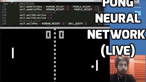 Pong Neural Network (LIVE)
