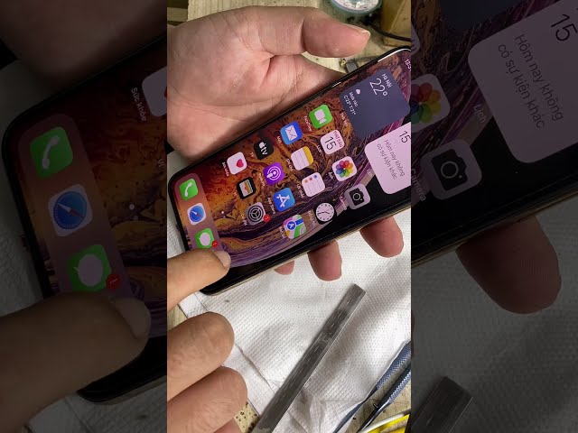 QUY TRÌNH SỮA CHỮA IPHONE XS MAX MẤT FACE ID