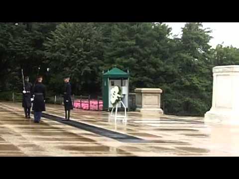 During our trip to Washington DC, my wife and I visited the Tomb of the Unknown Soldier in Arlington National Cemetery. We watched recorded and present for you here, the full Changing of the Guard ceremony. It was a grey day, with light rain. The rain had paused, but started again, almost as if on cue, when the ceremony started. If you ever have a chance to view this live, do so. These fine men are on duty 24/7/365, they are never absent. The precision to which the ceremony is performed and the somber setting combines for a true American experience.