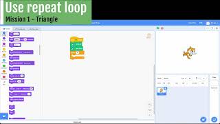 F1 IT Scratch Task 1 - MIssion 1 Draw a triangle
