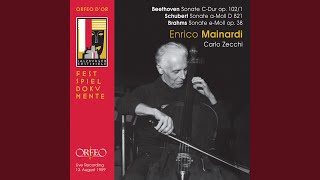 Cello Sonata No. 1 in E Minor, Op. 38: I. Allegro non troppo (Live)