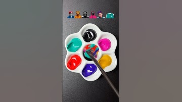 Squid Game2 mixing Guess the last color #satisfying #squidgame2 #sharkzhan