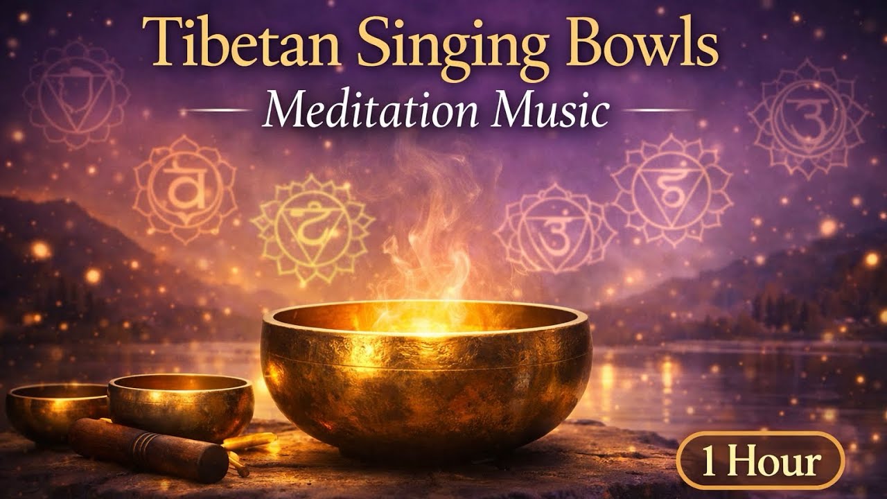 Tibetan Singing Bowls Meditation Music – Deep Chakra Healing ...