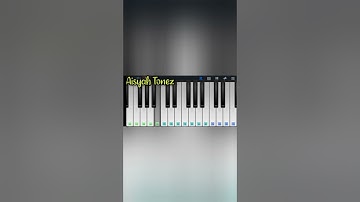 peterpan - sally sendiri || easy piano tutorial