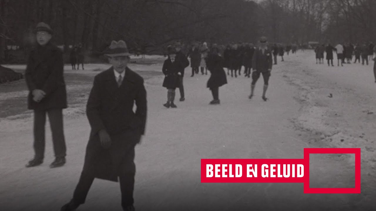 Eerste ijs in Den Haag (1921)