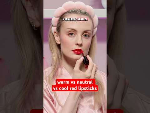 different red lipstick undertones 👄