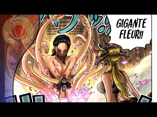 One Piece 1020 mostra uma luta épica entre Robin e Black Maria