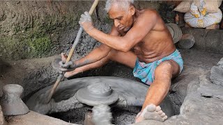 75 Years Old Man Making Amazing Clay Pottery | Extreme Clay Pot Making of Bangladesh