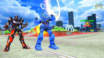 Robot Gundam Transformation Eagle Bike Shooting: Robot Transform Game #3 - Android Gameplay