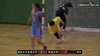 2019年5月19日　2019度　関東大学ハンドボ－ルリーグ戦　春季女子1部　最終節 筑波大学 VS 東京女子体育大学