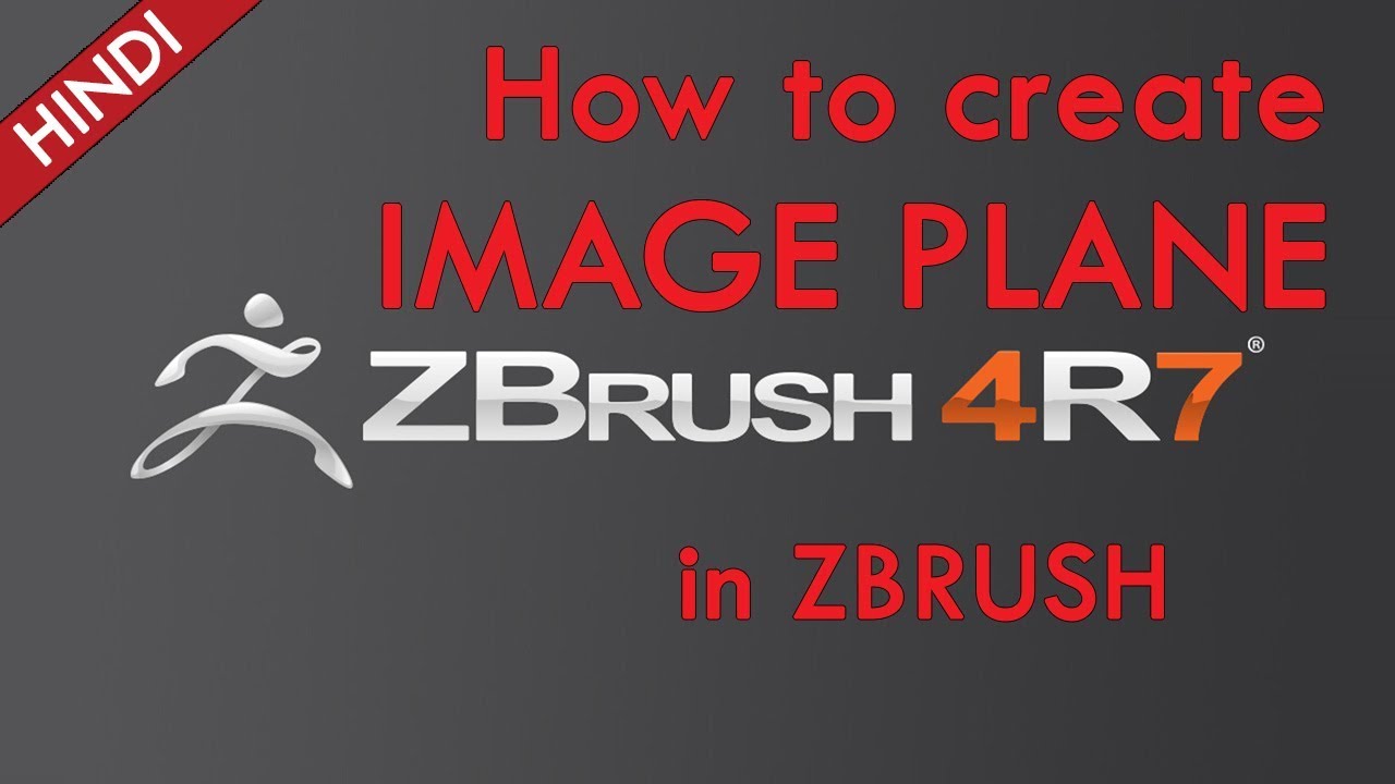 zbrush adding a image plane