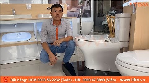TDM.VN | Đánh giá bồn cầu 2 khối TOTO CS769DRT8 (C769 + S769DR + TC600VS) CS769DT8 bàn cầu thân kín